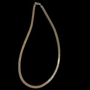 Italy Snake Chain Gold Over 925 Sterling Silver